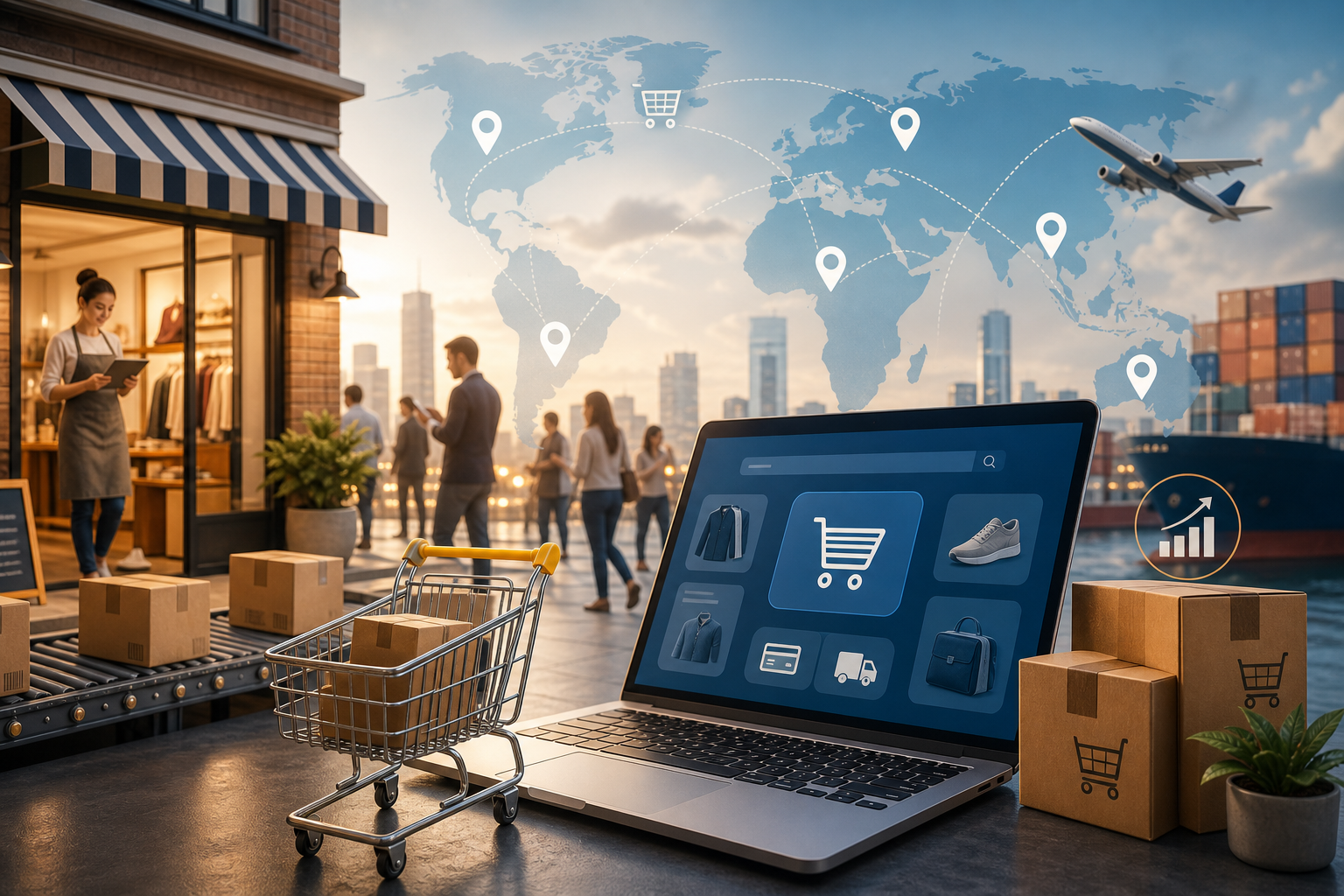 Benefits and competition for online businesses